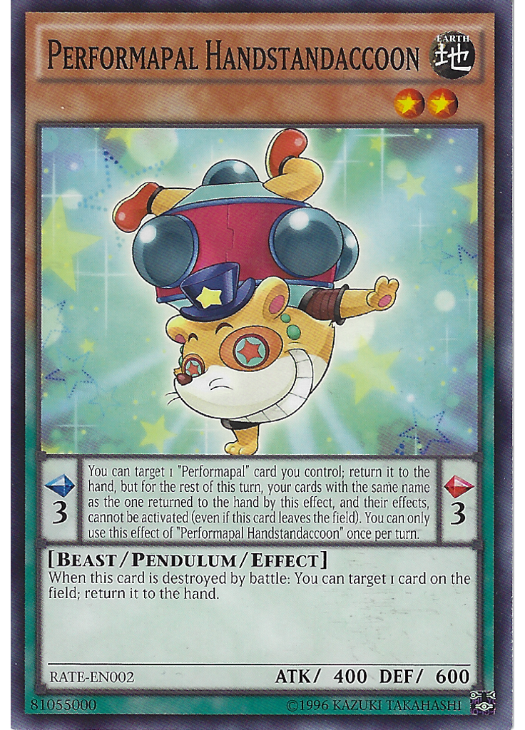 Performapal Handstandaccoon (Common Unlimited)