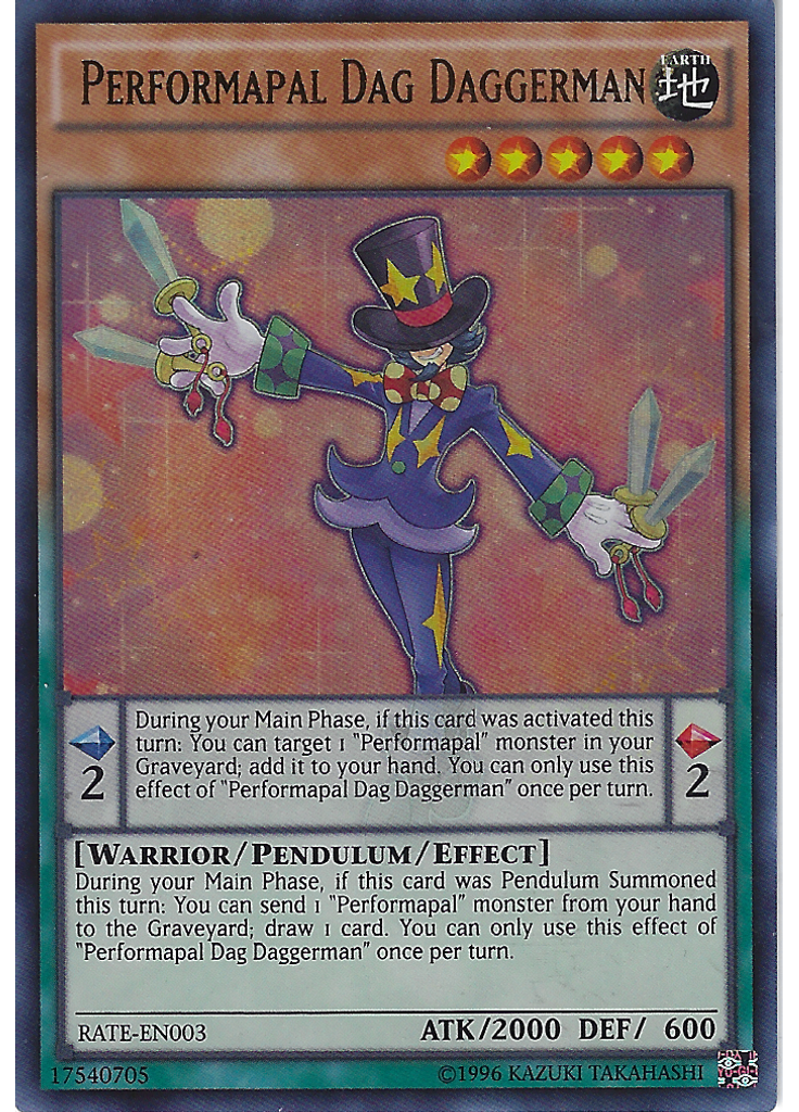 Performapal Dag Daggerman (Ultra Rare Unlimited)