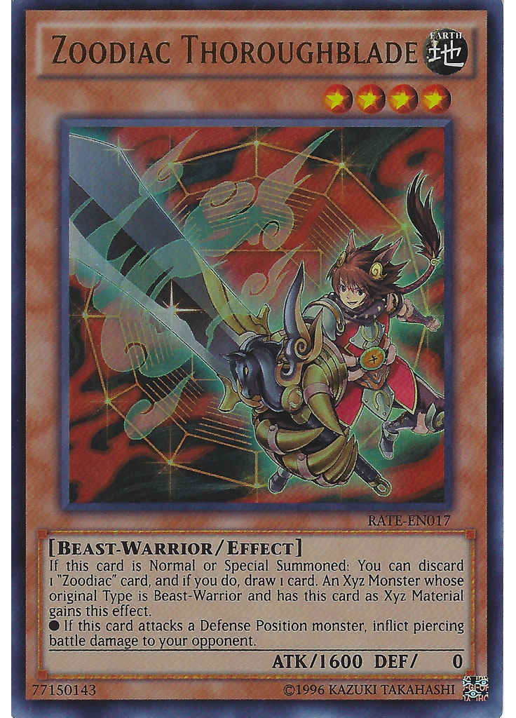 Zoodiac Thoroughblade (Ultra Rare Unlimited)