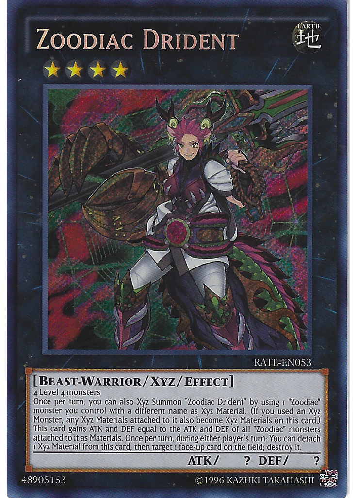 Zoodiac Drident (Secret Rare Unlimited)