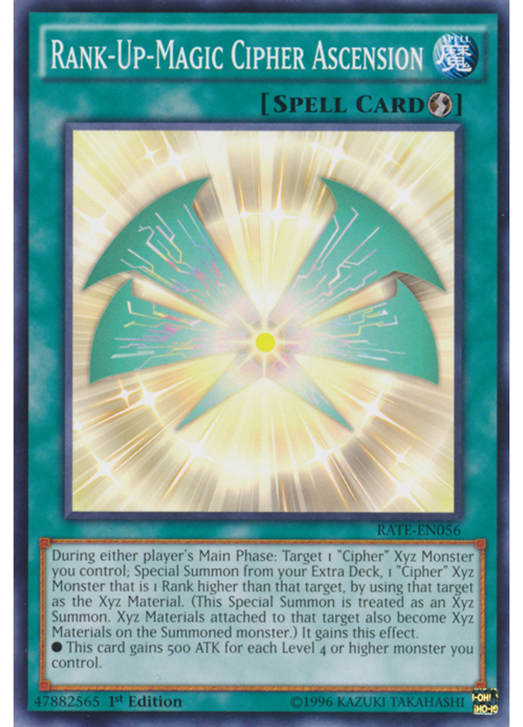 Rank-Up-Magic Cipher Ascension