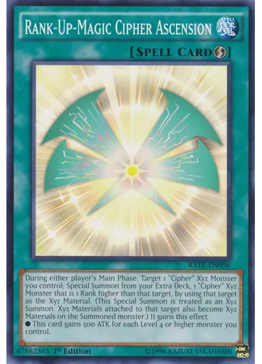 Rank-Up-Magic Cipher Ascension