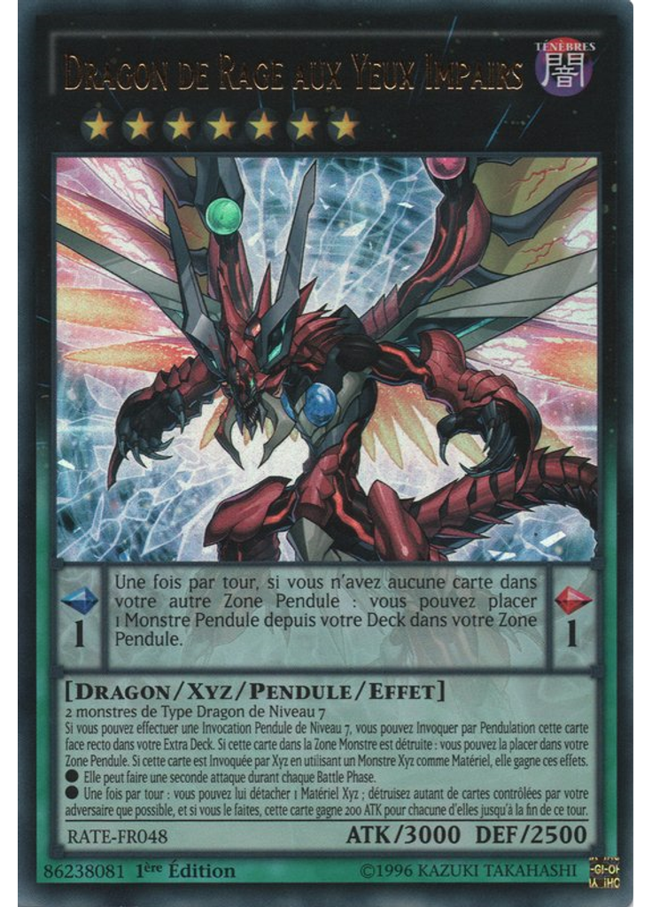 Dragon de Rage aux Yeux Impairs