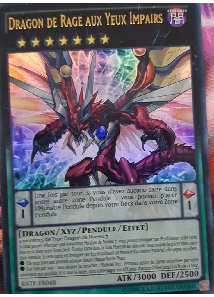 Dragon de Rage aux Yeux Impairs (Ultra Rare Unlimited)
