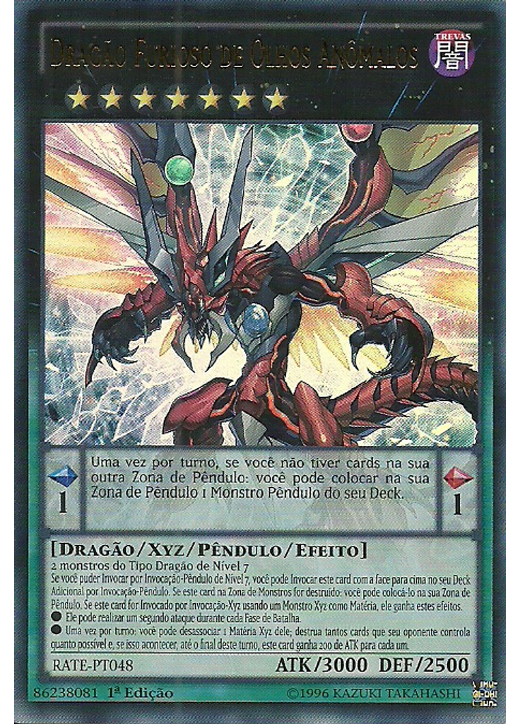Dragão Furioso de Olhos Anômalos