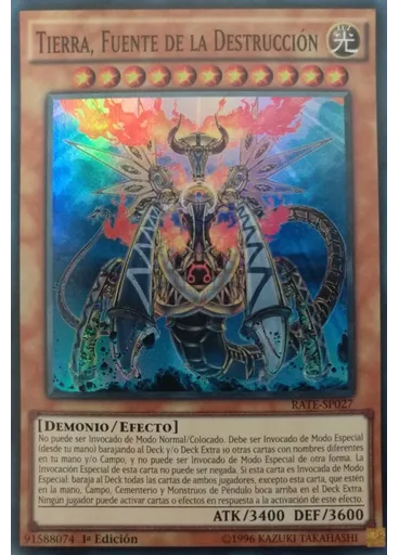 Tierra, Fuente de la Destrucción