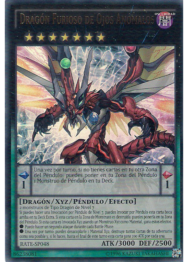 Dragón Furioso de Ojos Anómalos (Ultra Rare Unlimited)