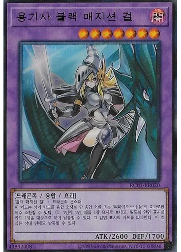 용기사 블랙 매지션 걸