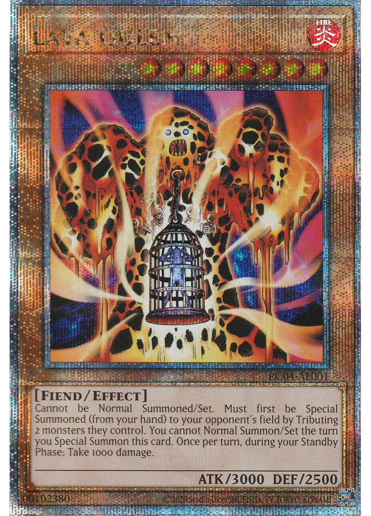 Lava Golem (Quarter Century Secret Rare Unlimited)