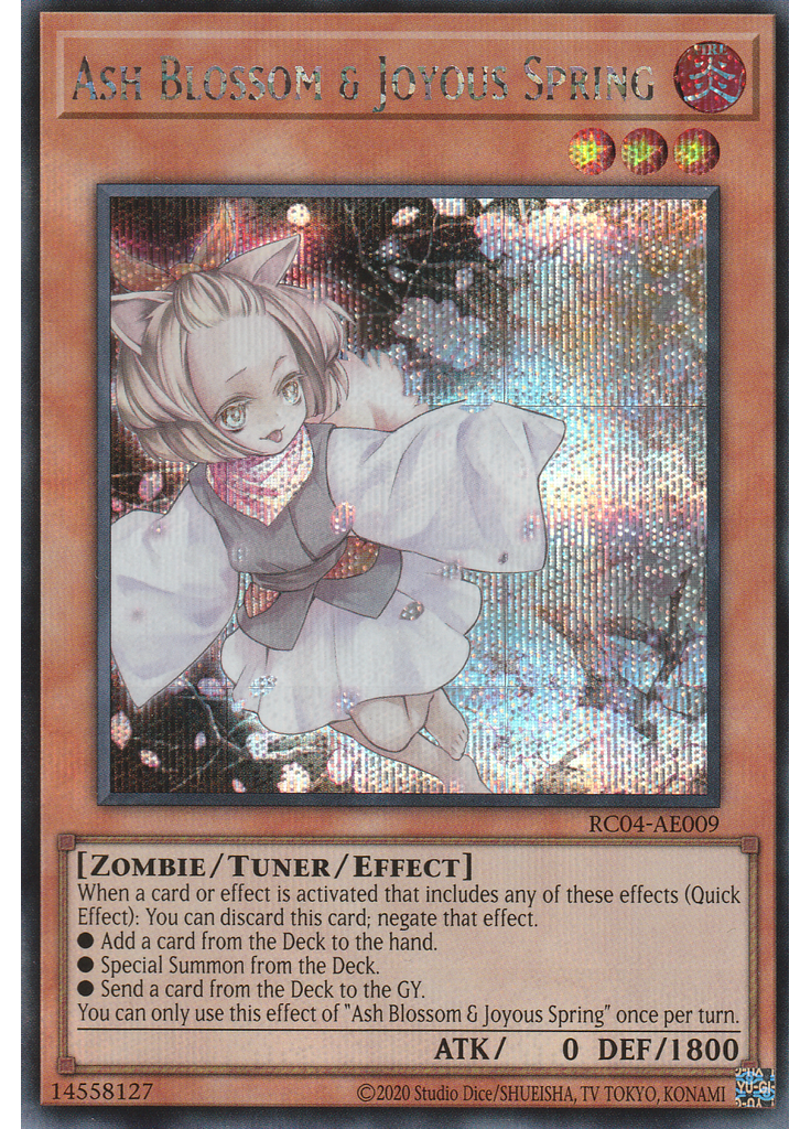 Ash Blossom & Joyous Spring (Secret Rare Unlimited)