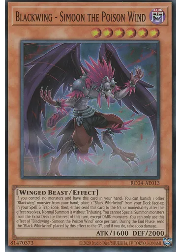 Blackwing - Simoon the Poison Wind