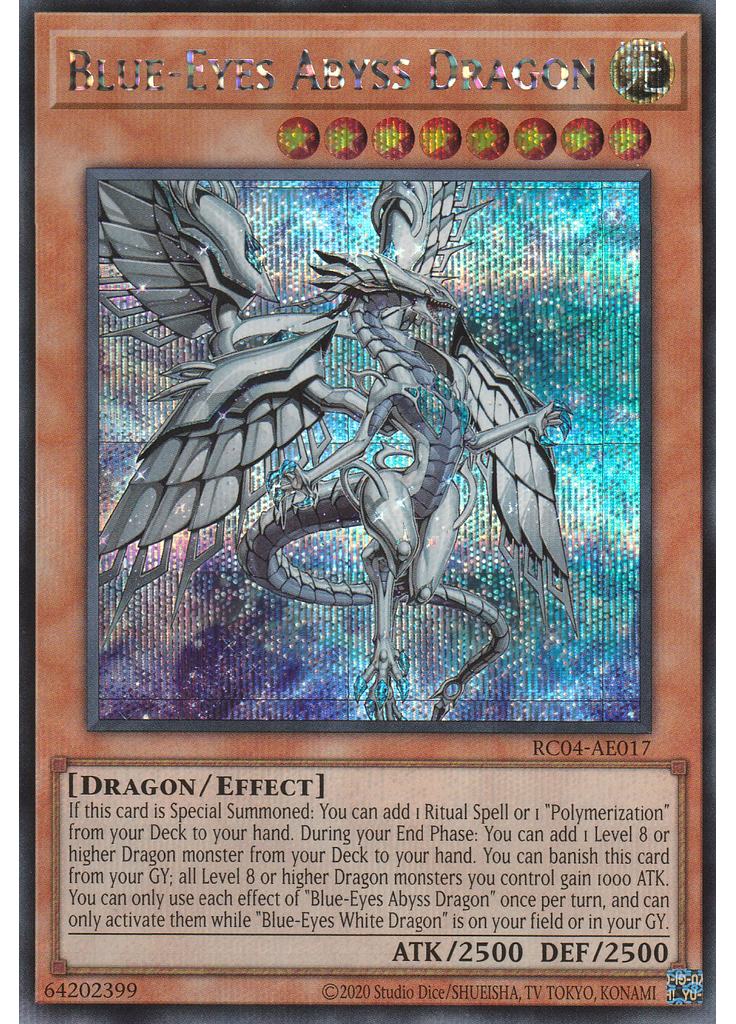 Blue-Eyes Abyss Dragon (Secret Rare Unlimited)