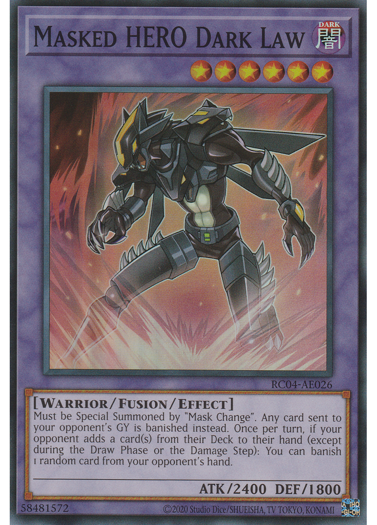Masked HERO Dark Law