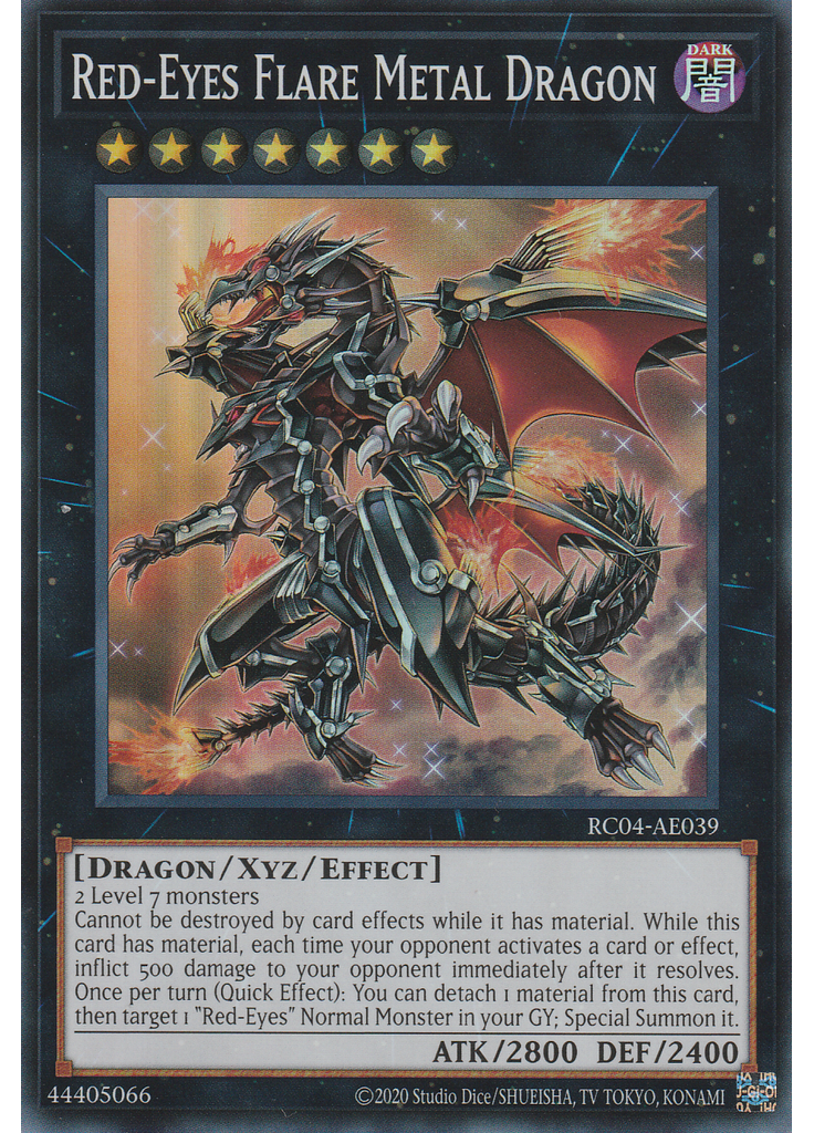 Red-Eyes Flare Metal Dragon