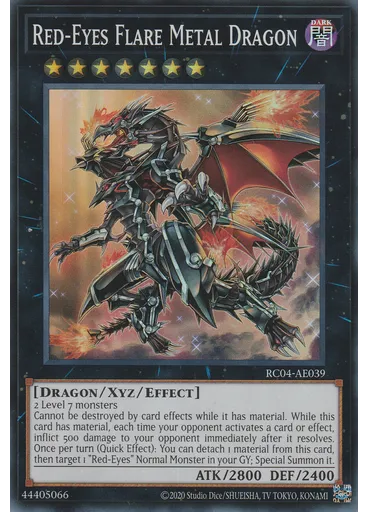 Red-Eyes Flare Metal Dragon