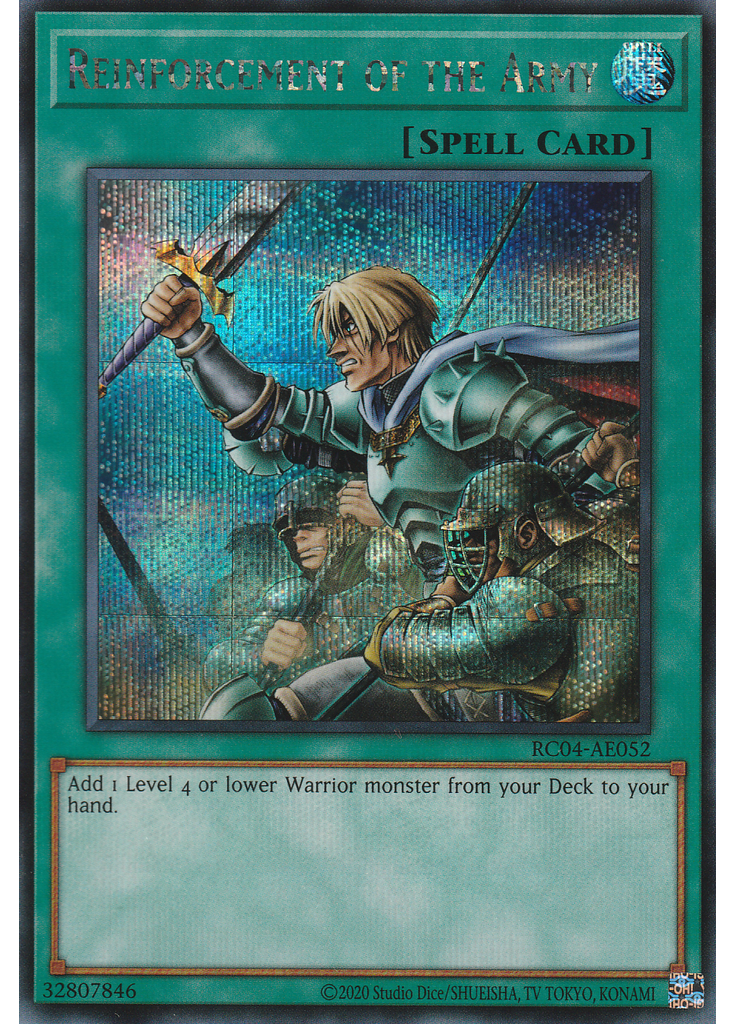 Reinforcement of the Army (Secret Rare Unlimited)