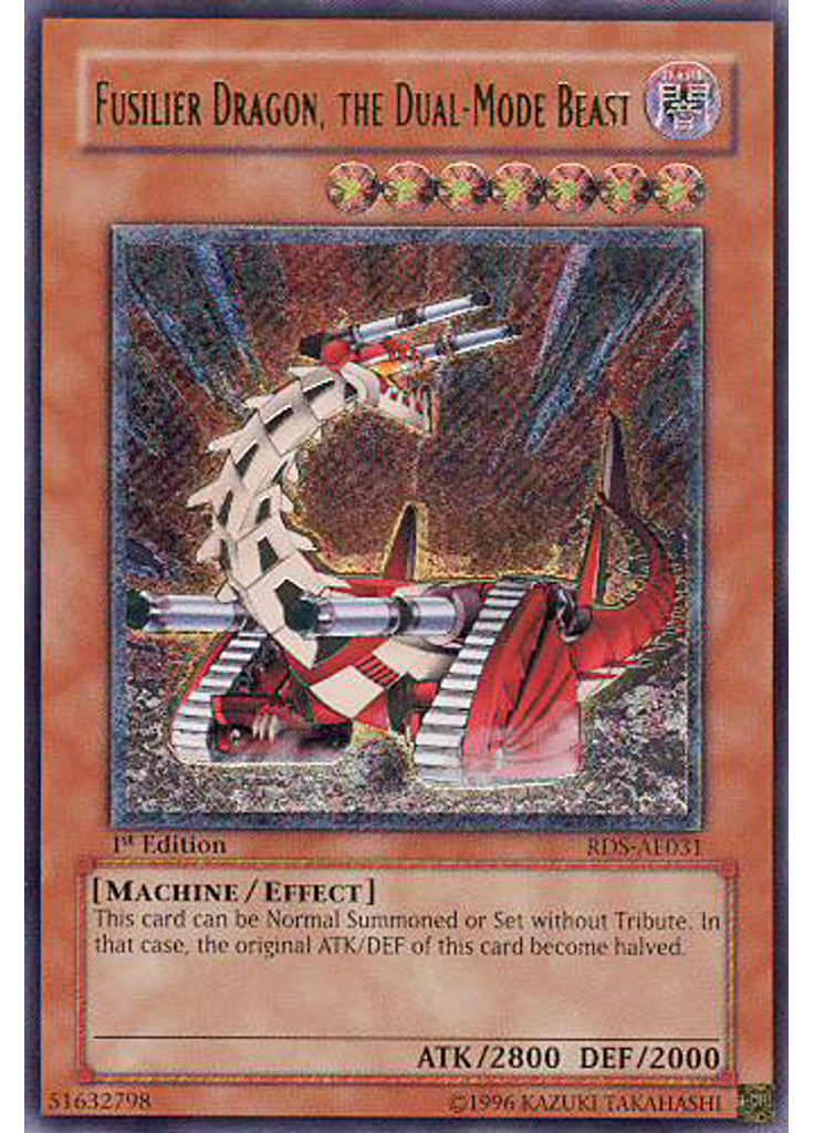 Fusilier Dragon, the Dual-Mode Beast (Ultimate Rare 1st Edition)