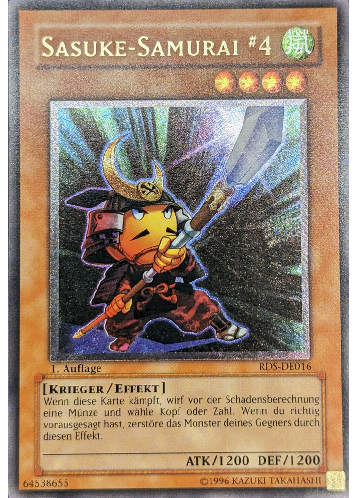 Sasuke-Samurai #4 (Ultimate Rare 1st Edition)