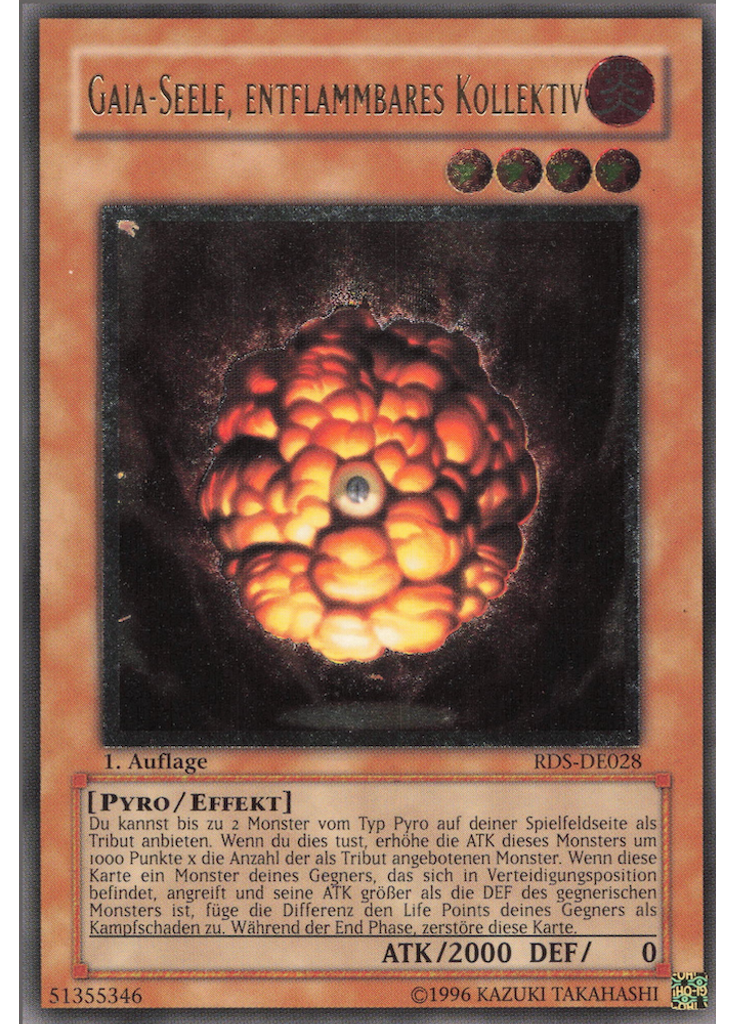 Gaia-Seele, entflammbares Kollektiv (Ultimate Rare 1st Edition)