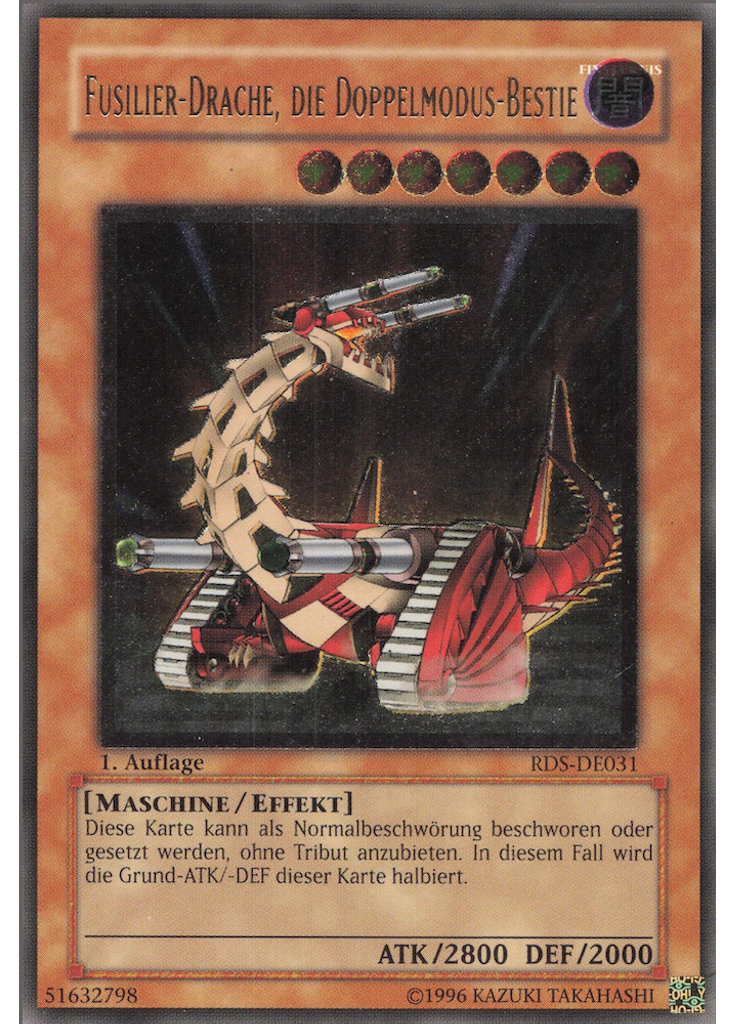 Fusilier-Drache, die Doppelmodus-Bestie (Ultimate Rare 1st Edition)