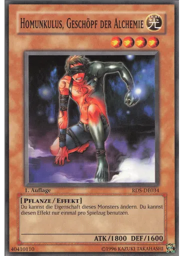 Homunkulus, Geschöpf der Alchemie