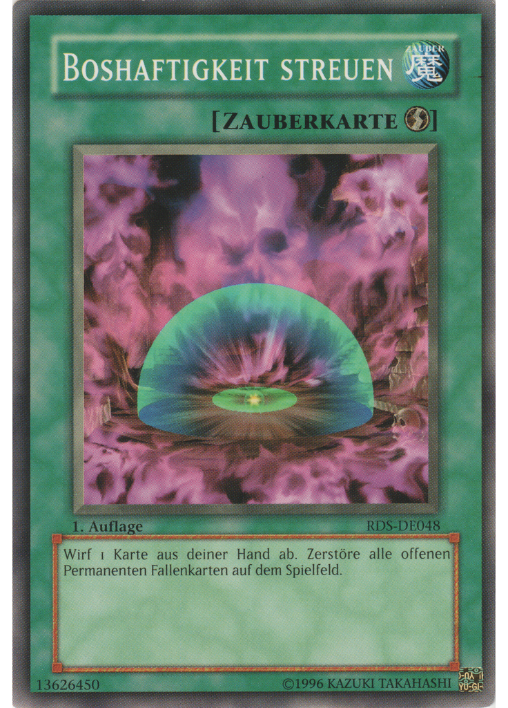 Boshaftigkeit streuen