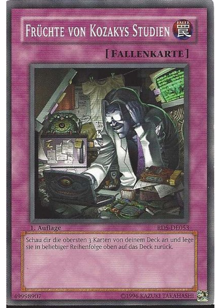 Früchte von Kozakys Studien