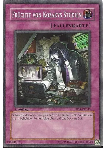 Früchte von Kozakys Studien