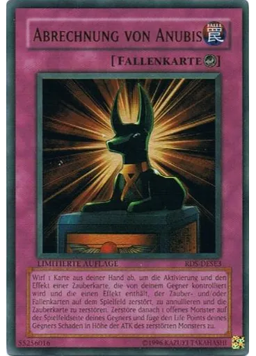 Abrechnung von Anubis