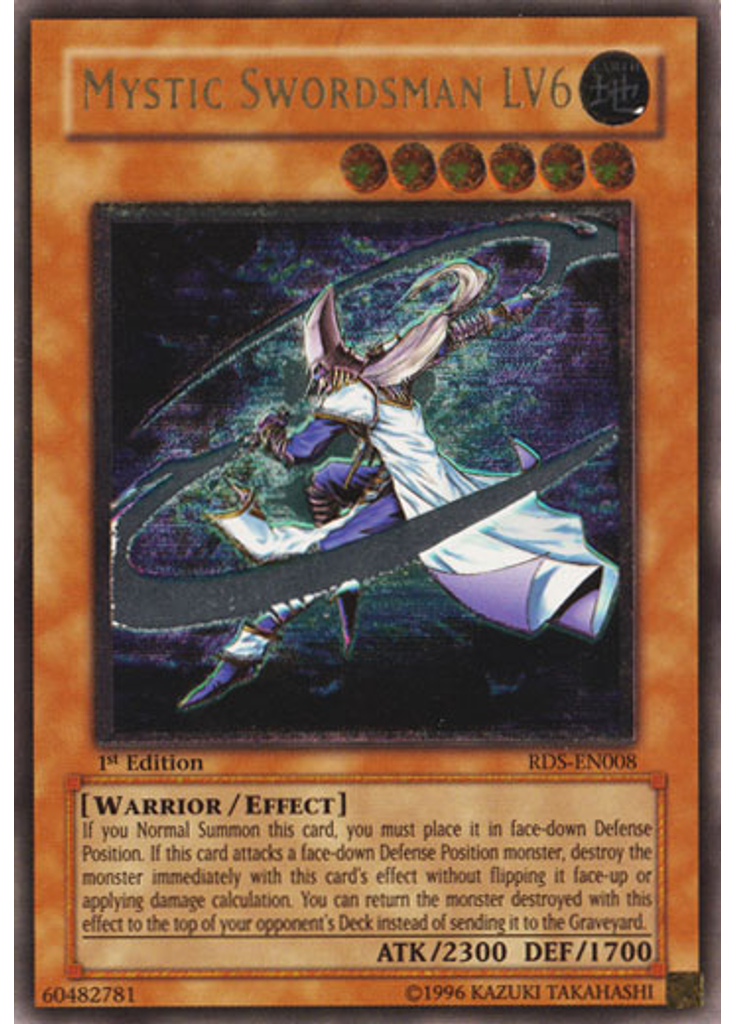 Mystic Swordsman LV6 (Ultimate Rare 1st Edition)