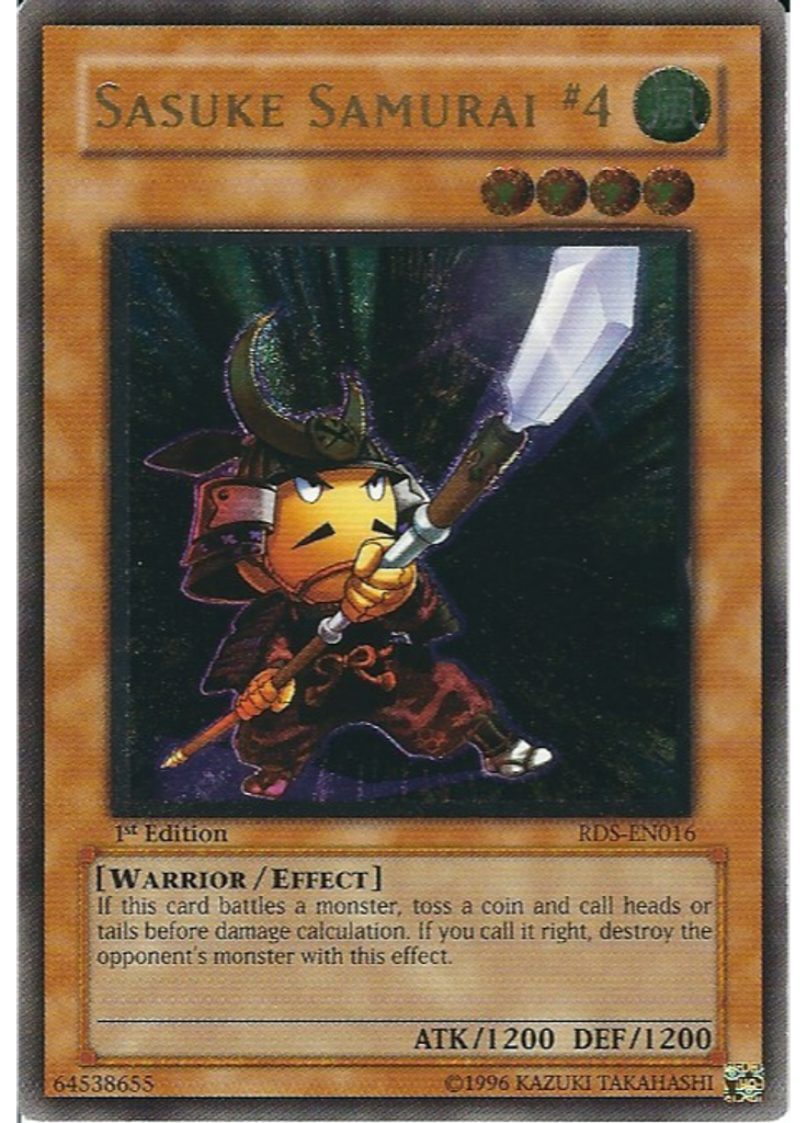 Sasuke Samurai #4 (Ultimate Rare 1st Edition)
