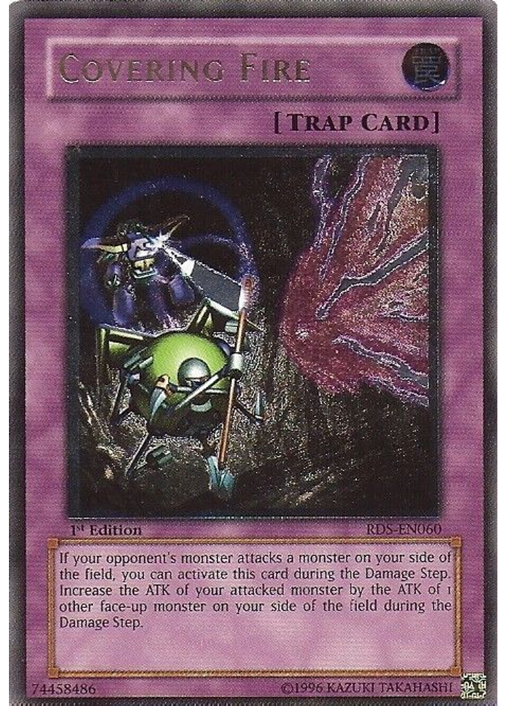 Covering Fire (Ultimate Rare 1st Edition)
