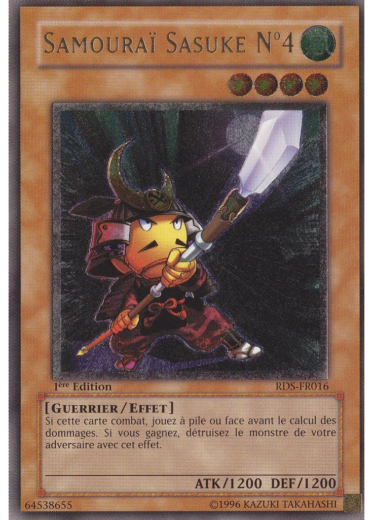 Samouraï Sasuke N°4 (Ultimate Rare 1st Edition)