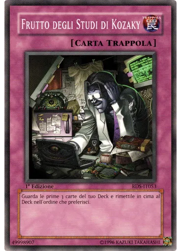 Frutto degli Studi di Kozaky — Ascesa del Destino