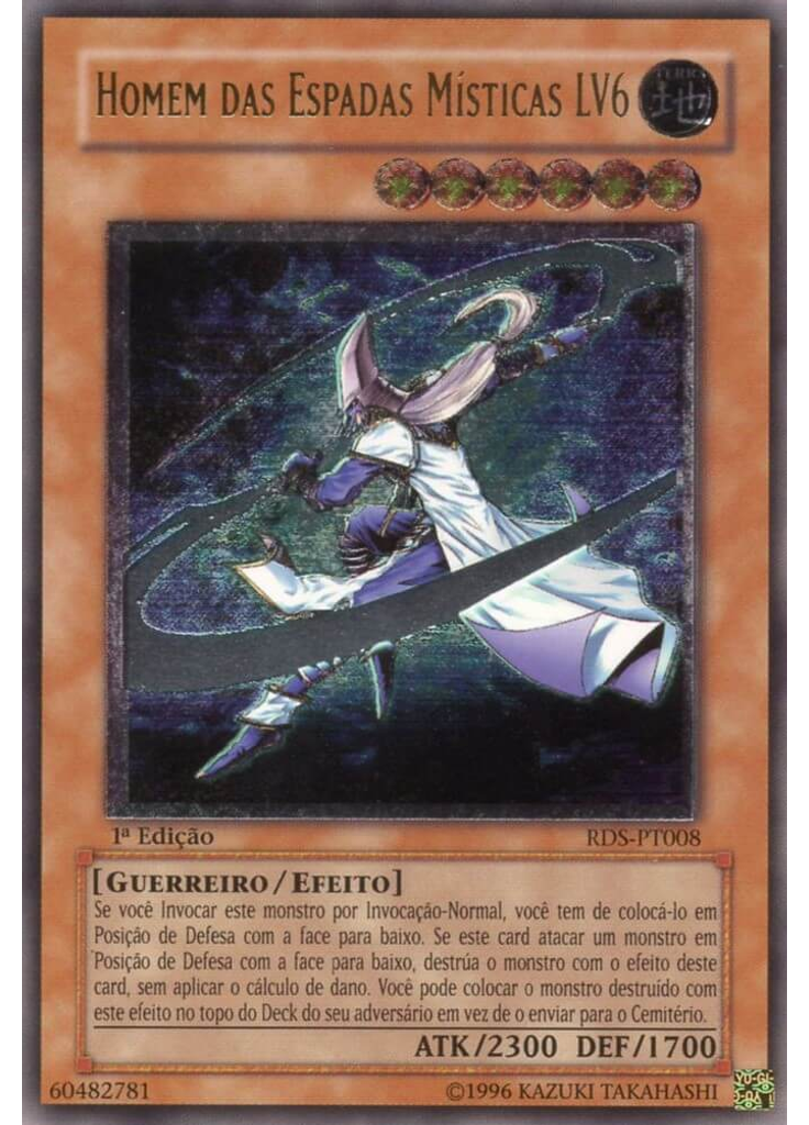 Homem das Espadas Místicas LV6 (Ultimate Rare 1st Edition)