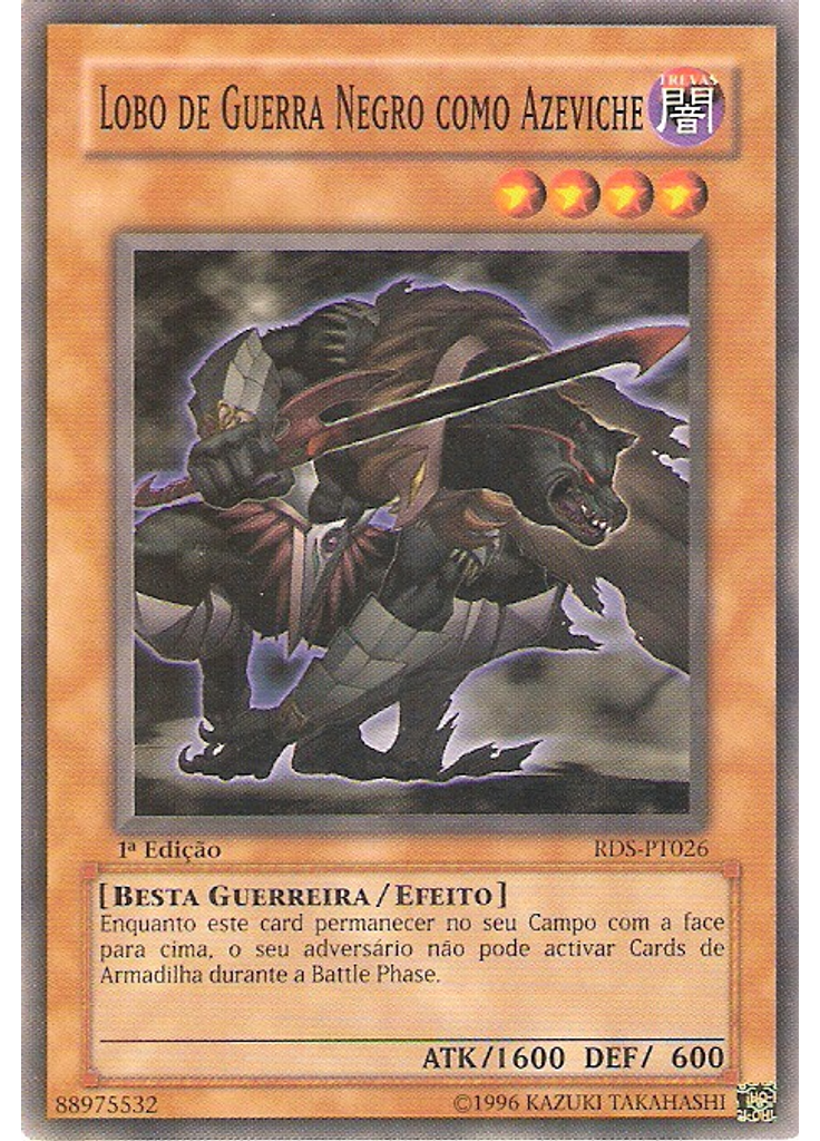Lobo de Guerra Negro como Azeviche