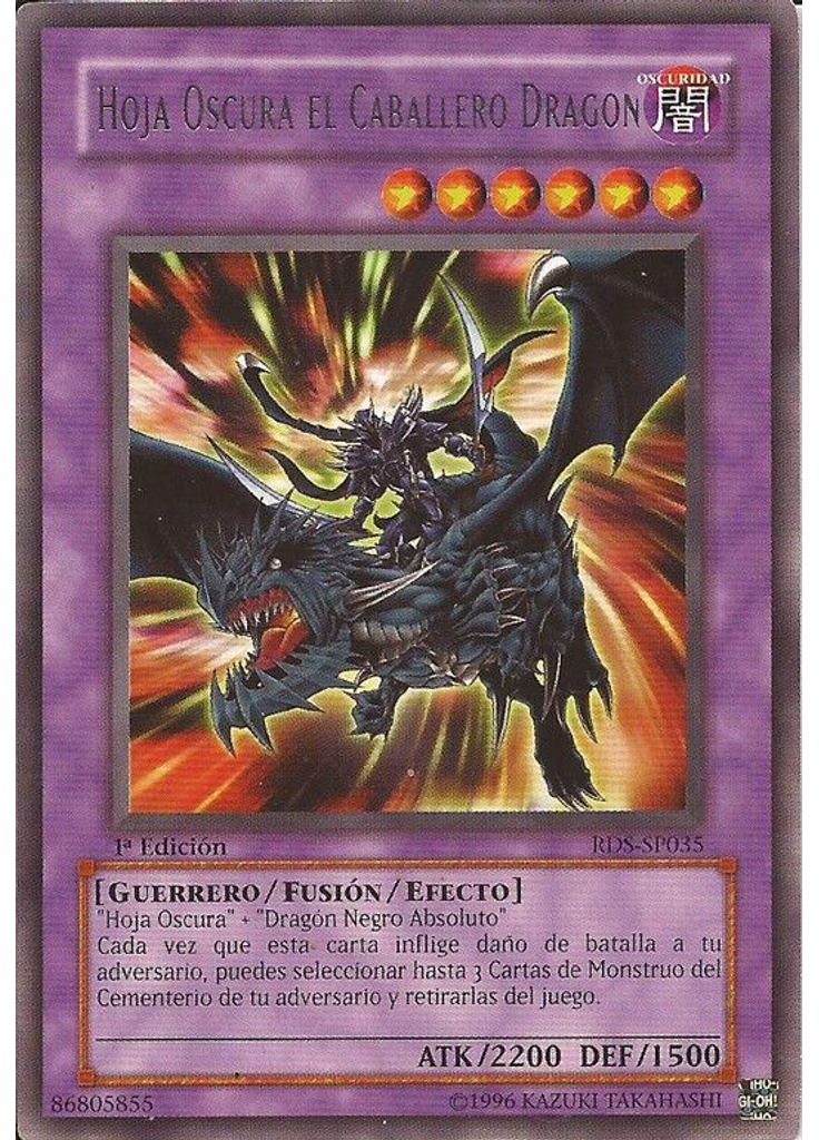 Hoja Oscura el Caballero Dragón