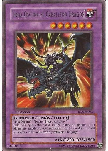 Hoja Oscura el Caballero Dragón