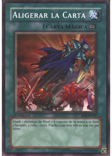 Aligerar la Carta