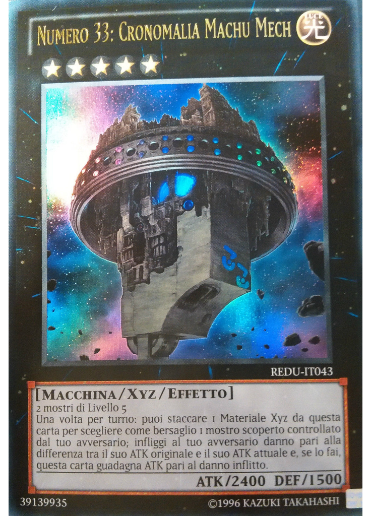 Numero 33: Cronomalia Machu Mech (Ultra Rare Unlimited)