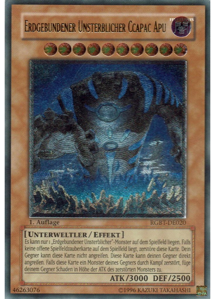 Erdgebundener Unsterblicher Ccapac Apu (Ultimate Rare 1st Edition)