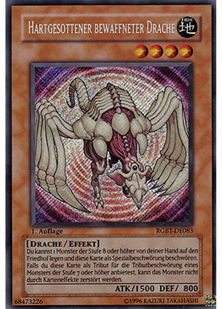 Hartgesottener bewaffneter Drache