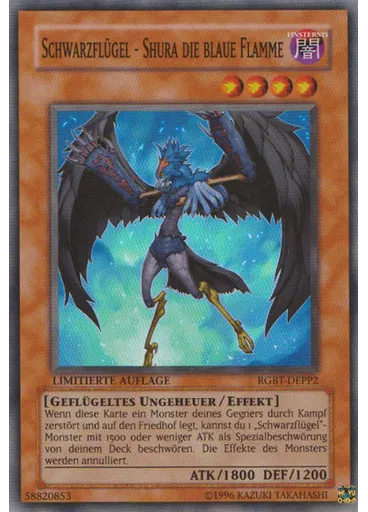 Schwarzflügel - Shura die blaue Flamme — Duelist Pack Collection Tin 2009