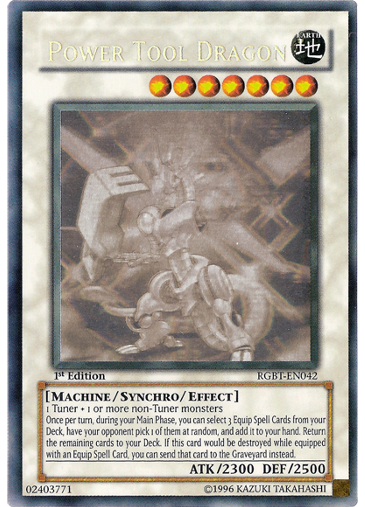 Power Tool Dragon (Ghost Rare 1st Edition)
