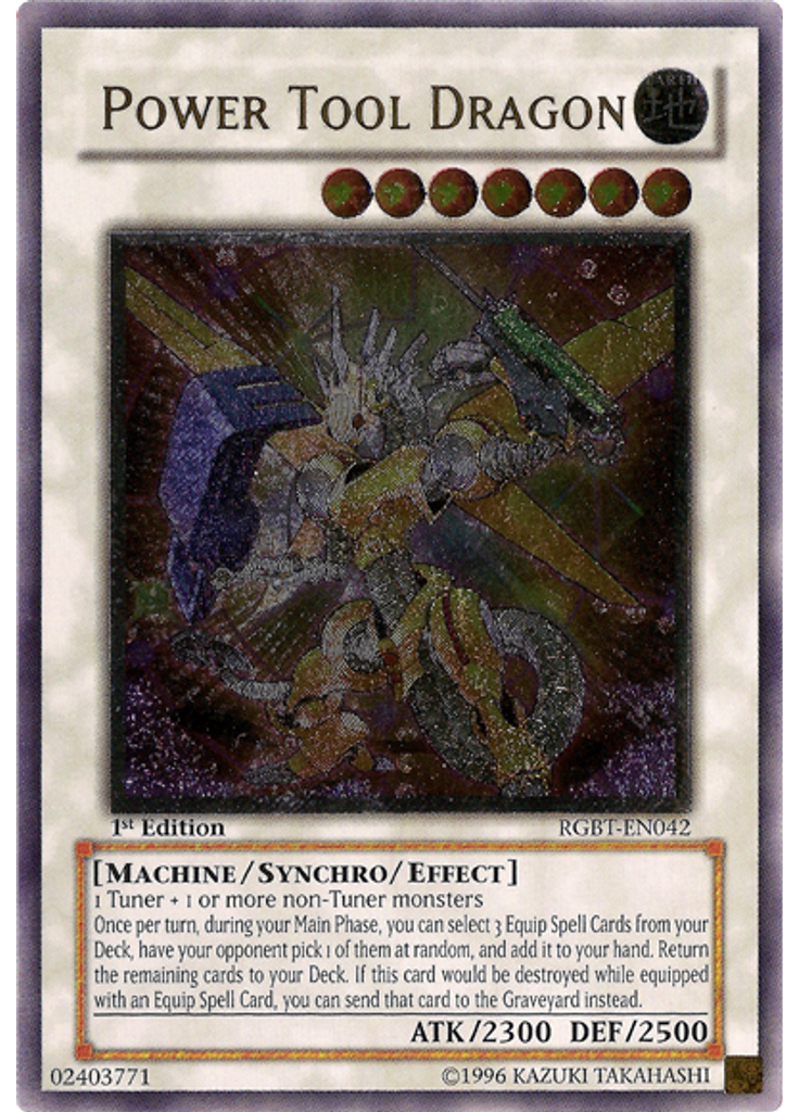 Power Tool Dragon (Ultimate Rare 1st Edition)