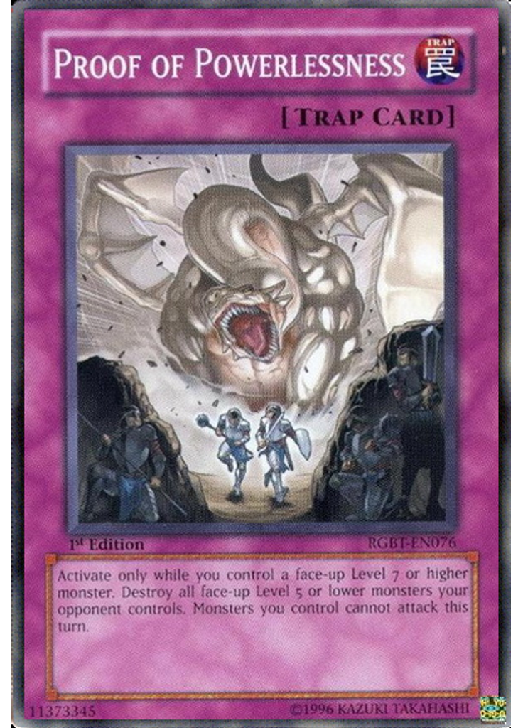 Proof of Powerlessness