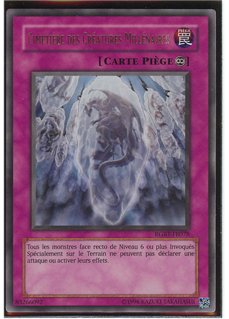 Cimetière des Créatures Millénaires (Ultra Rare Unlimited)