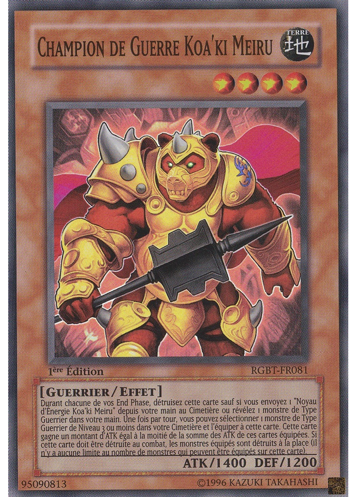 Champion de Guerre Koa'ki Meiru