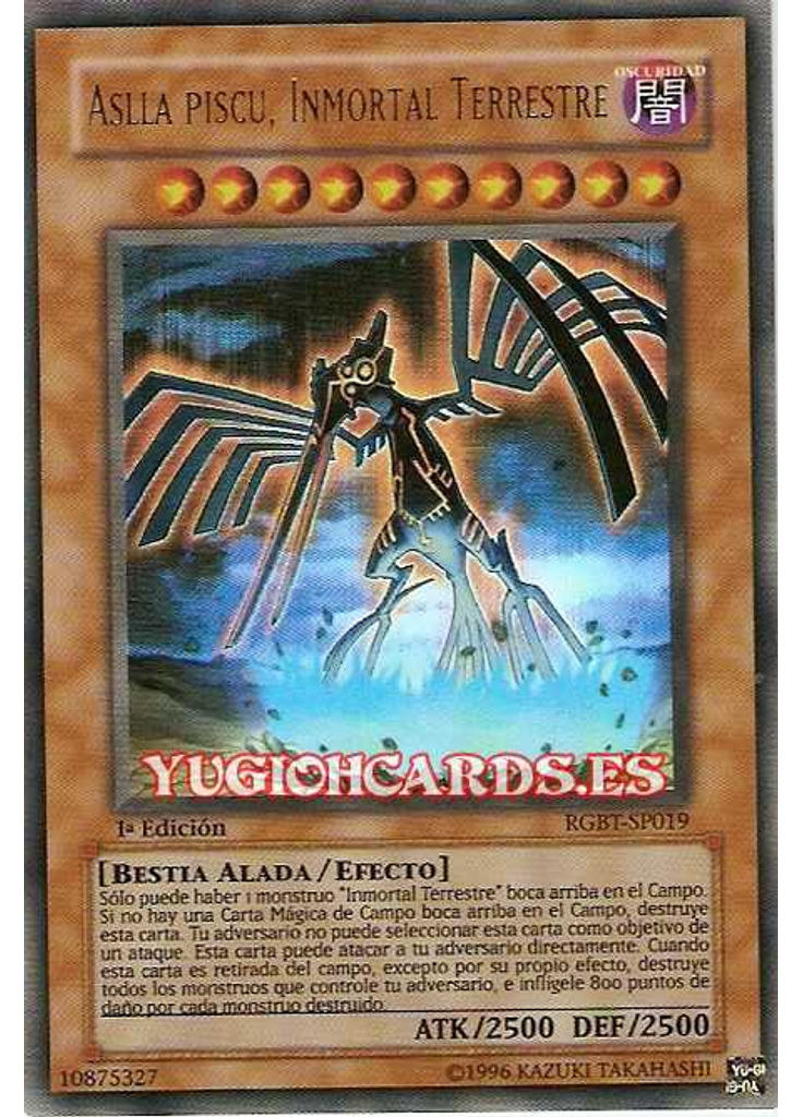 Aslla piscu, Inmortal Terrestre