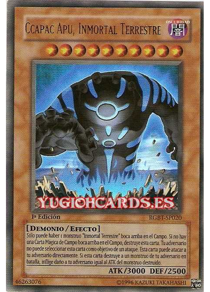 Ccapac Apu, Inmortal Terrestre